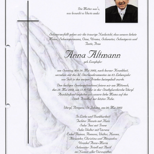 Altmann Anna Geb. Langhofer G